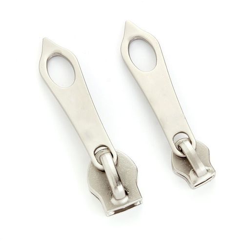 廠家批發(fā)5號尼龍菱形片尾部焊接家紡拉鏈頭配件上衣長拉鎖輔料